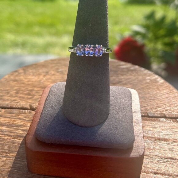 Dazzling Tanzanite Ring in Sterling Silver - 1.0 Cwt, Size 7
Make an Offer. - Picture 10 of 13